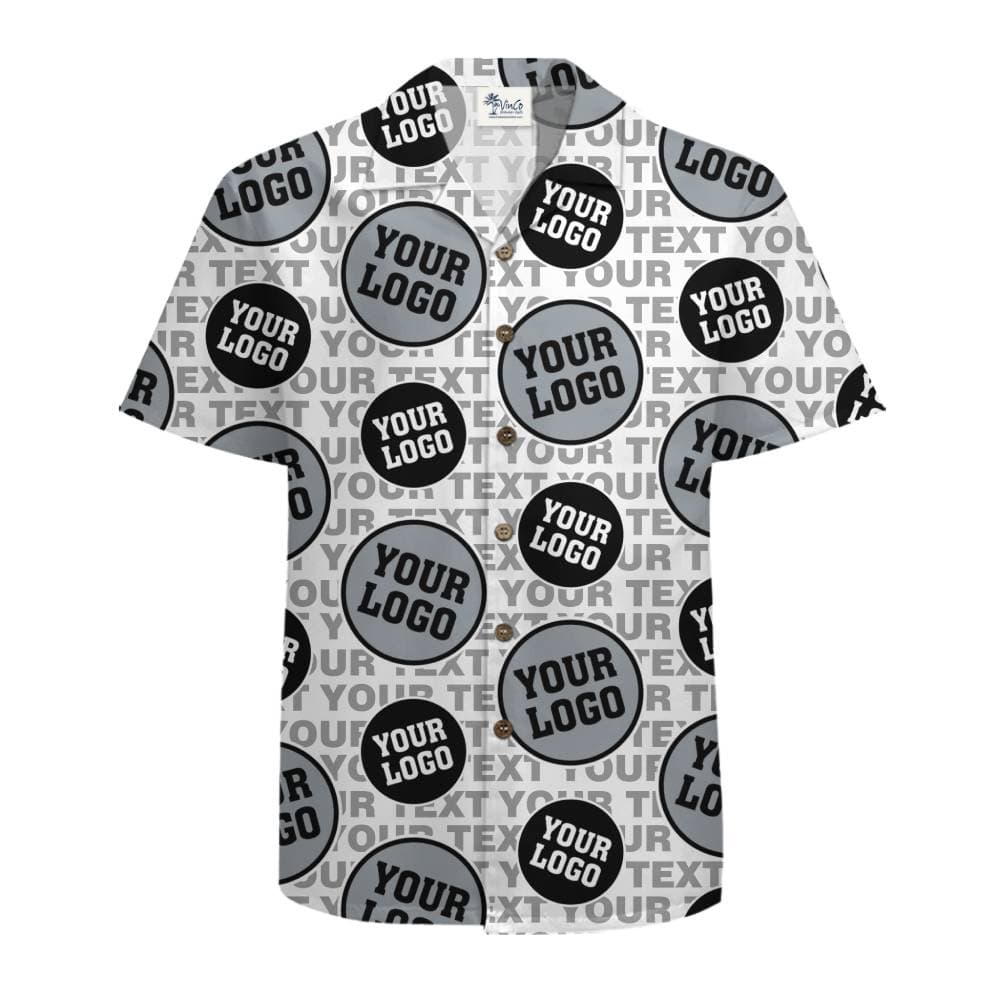 Unique Custom Logo Hawaiian Shirt For Team And Company