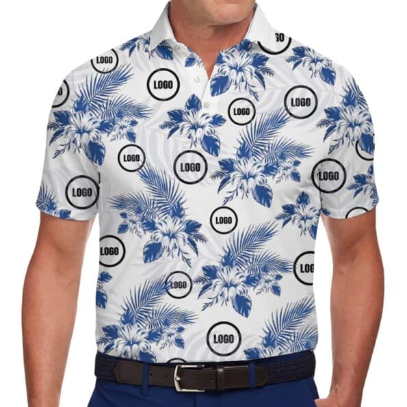Company Custom Logo Vacation Summer Polo Shirt