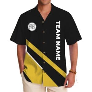 Custom Diagonal Stripe Hawaiian Shirt
