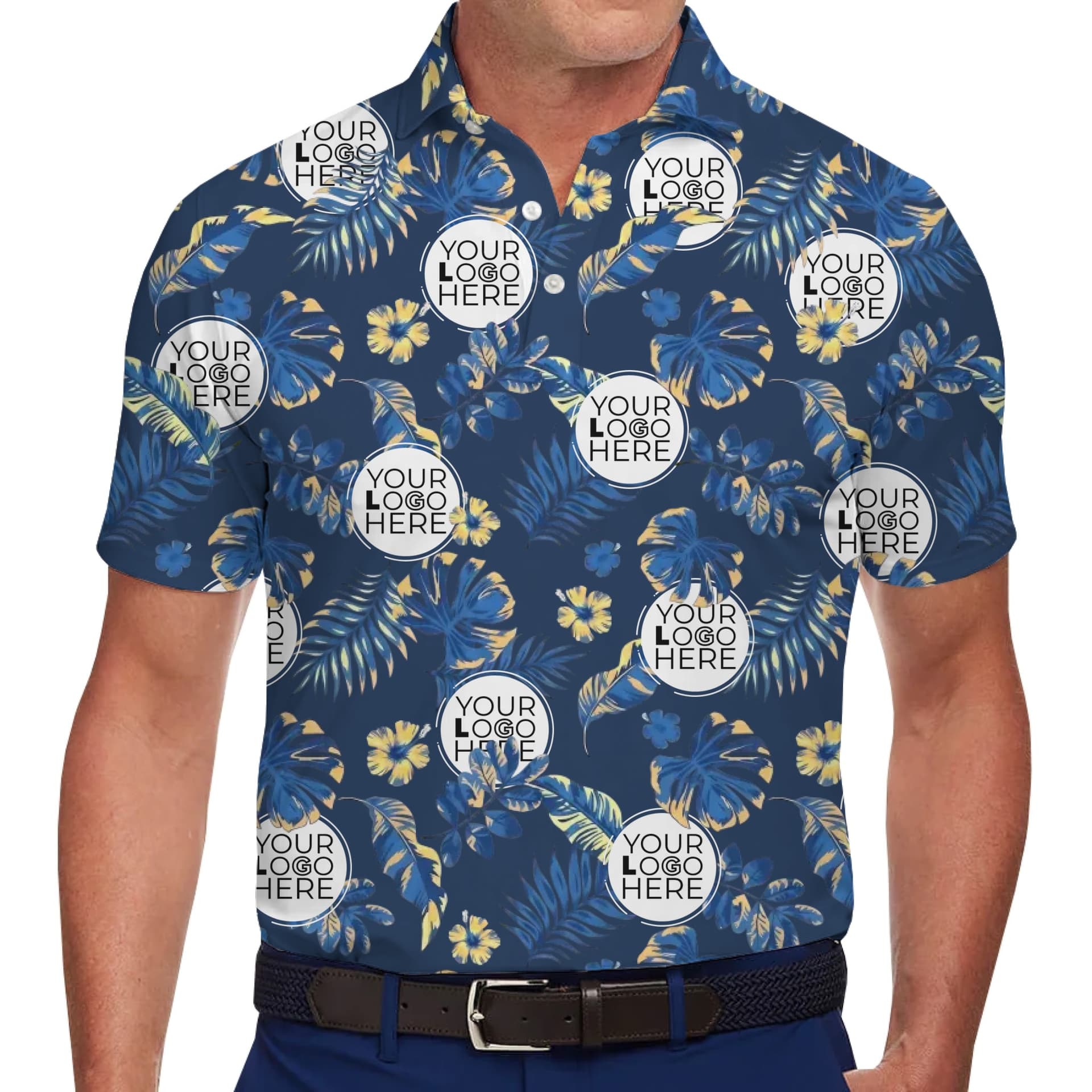 Custom Logo Island Style Polo Shirt