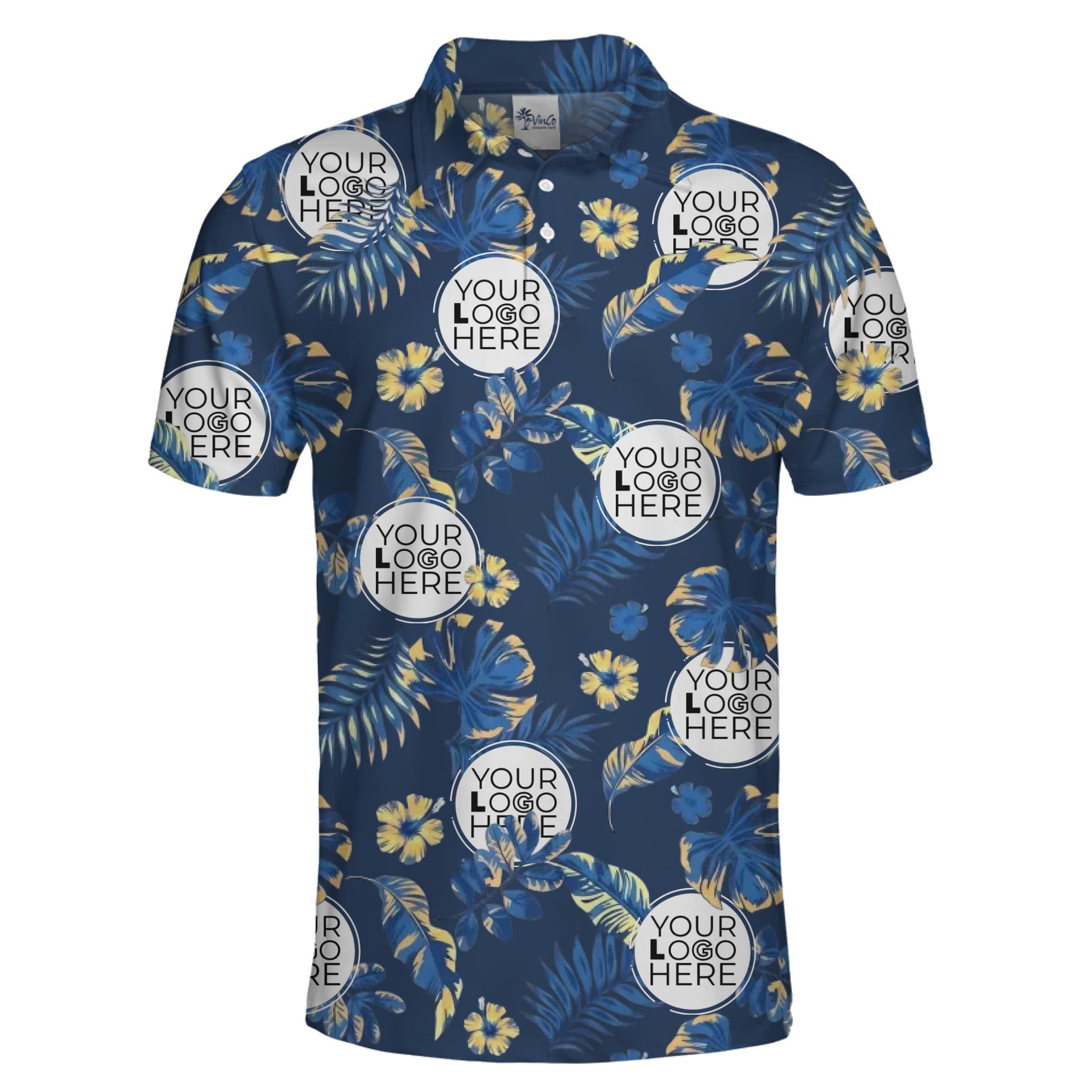 Custom Logo Island Style Polo Shirt