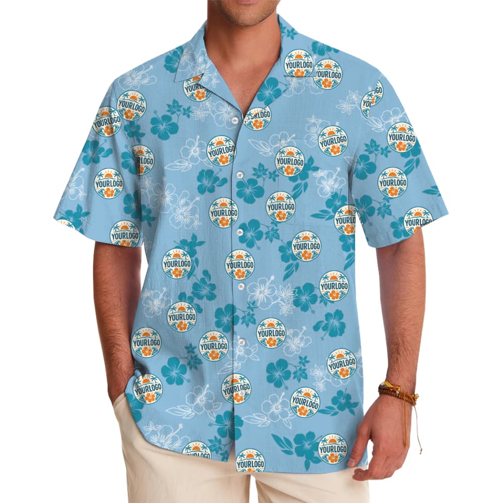 Custom Paradise Logo Hawaiian Shirt