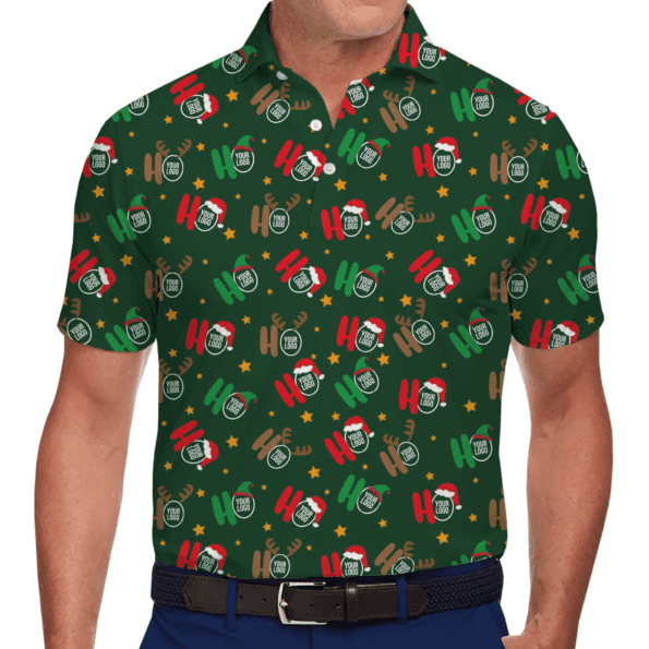 Logo Custom Christmas Party Polo Shirt