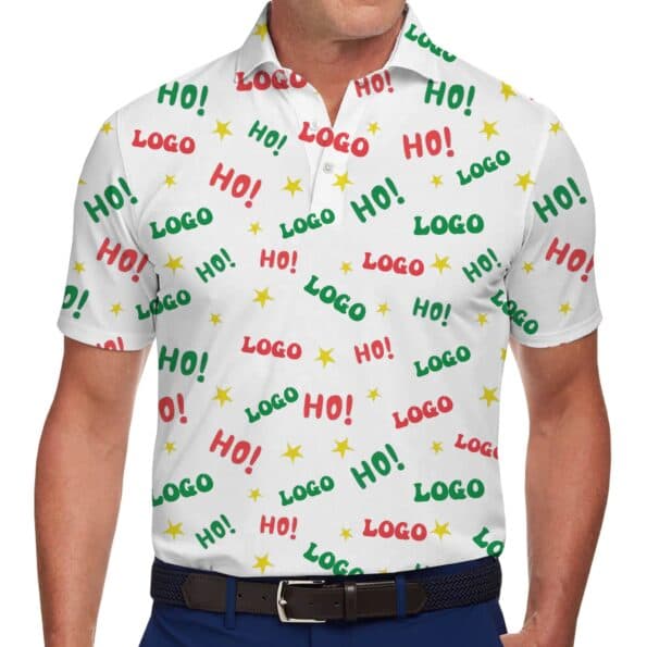 Logo Custom Christmas Vibe Polo Shirt